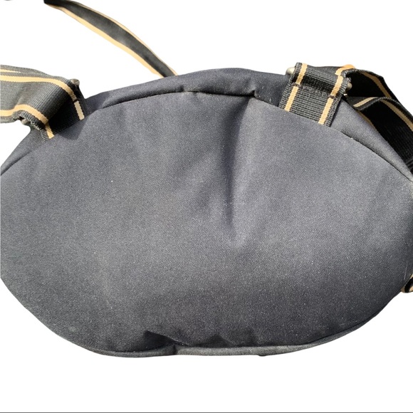 Lauren by Ralph Lauren Black, Canvas Drawstring Bucket Backpack Style